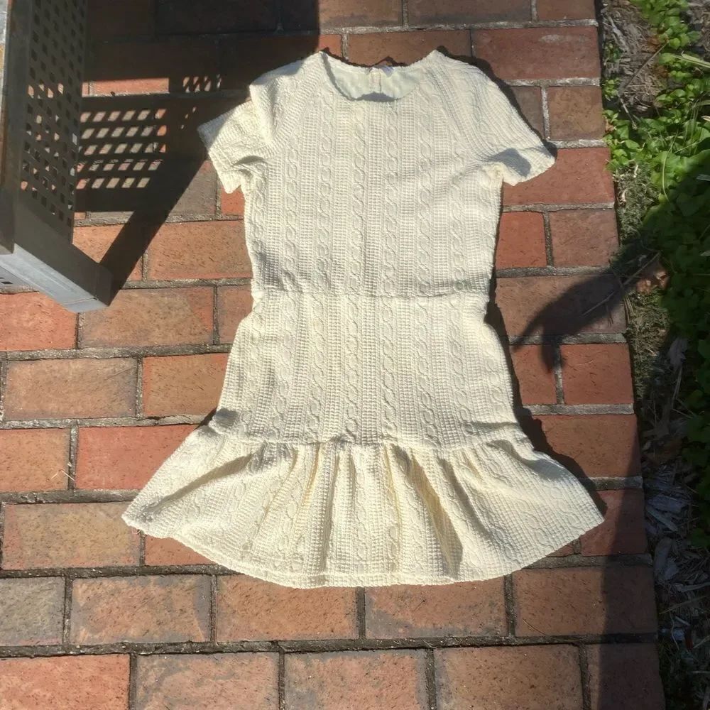 Opening Ceremony Textured Drop Waist Dress - Picture 6 of 11